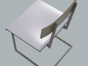 Industrial Style Chair 3D 모델