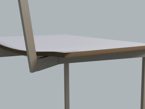 Industrial Style Chair 3D 모델