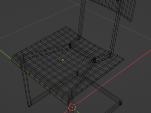 Industrial Style Chair 3D 모델