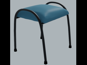 Padded Stool 3D 模型