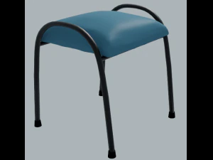 Мягкий табурет 3D Модель