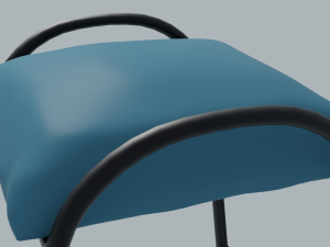 Padded Stool 3D-Modell