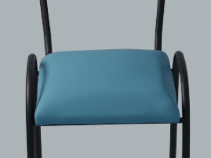 Padded chair 3D Модель