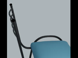 Padded chair 3D Model