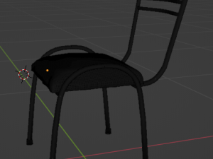 Padded chair 3D Модель
