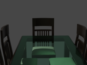 Table and chairs 3D-Modell