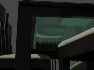 Table and chairs 3D-Modell