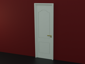 White Inner Door 3D 模型