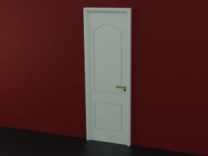 White Inner Door 3D Model