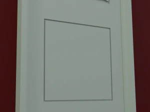 White Inner Door 3D Model
