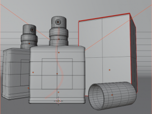 Packaging obj bottle perfume mockup Modelo 3D