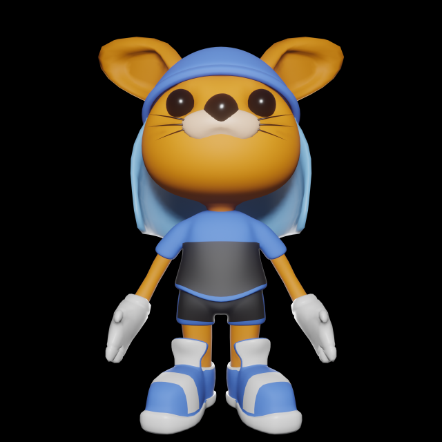 Model character bunny by winjaydesign Model 3D .c4d .max .obj .3ds .fbx .stl .blend 