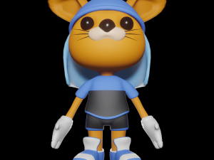 Model character bunny by winjaydesign Model 3D