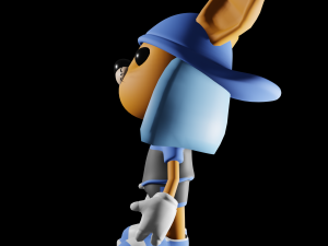 Model character bunny by winjaydesign Model 3D