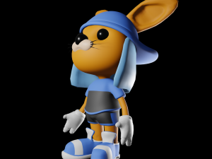 Model character bunny by winjaydesign Model 3D