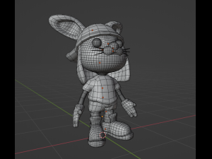 Model character bunny by winjaydesign Model 3D
