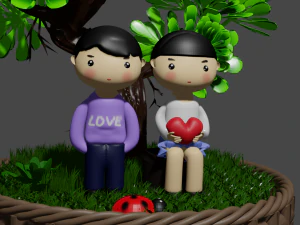 Bonsai love 3D Model