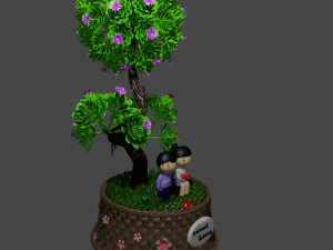Bonsai love 3D Model