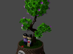 Bonsai love 3D 模型