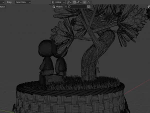 Bonsai love 3D Model