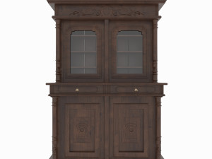 Antique cupboard buffet 3D Модель