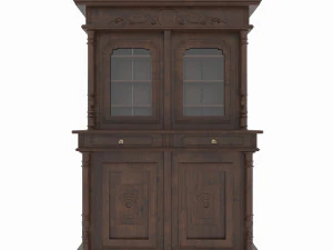 Antique cupboard buffet 3D Model
