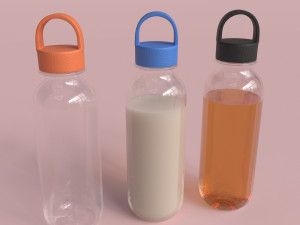 IKEA Bottle FORMSKON 365 Pack of 3 models 3D Модель