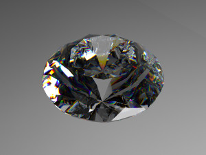 Clear Diamond Complex Magna cut High class Model 3D