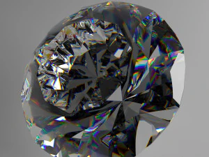 Clear Diamond Complex Magna cut High class 3D Model