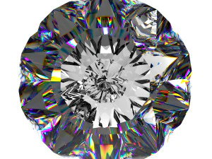 Clear Diamond Complex Magna cut High class 3D Model