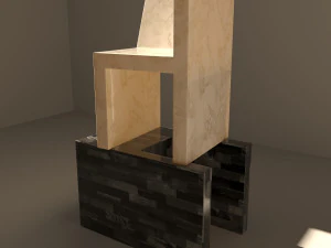 Rick Owens Chair 3D Model