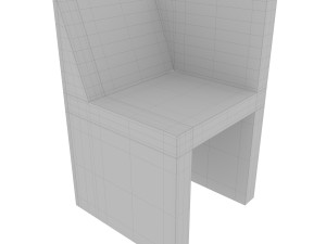 Rick Owens Chair 3D Модель