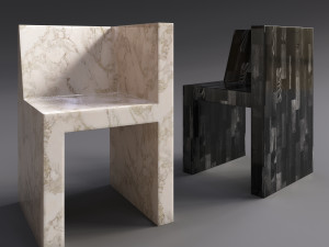Rick Owens Chair 3D Модель