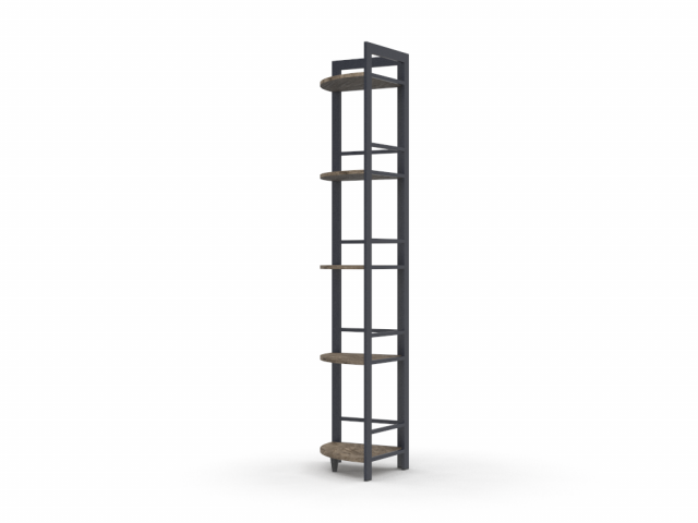 CORSHELF002-AMAZON-CONSOLETABLEBONAUGURE-MULTICOLOR Model 3D .c4d .max .obj .3ds .fbx .stl .blend 