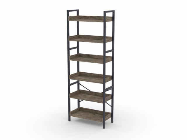 SHELF001-AMAZON-CONSOLEBOOKSHELFROLANSTAR-MULTICOLOR 3Dモデル .c4d .max .obj .3ds .fbx .stl .blend
