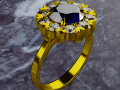 Chamomile ring 3D Models