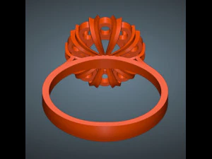 Chamomile ring 3D Model