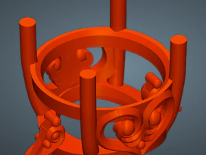 シンプル1 3Dモデル