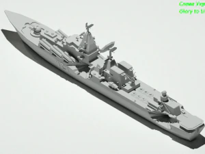 Russian cruiser Moskva bonus the end 3D Print Model