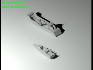 Russian cruiser Moskva bonus the end 3D Принт Модель
