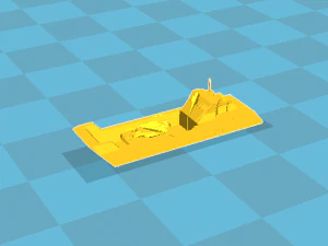Russian cruiser Moskva bonus the end 3D Print Model