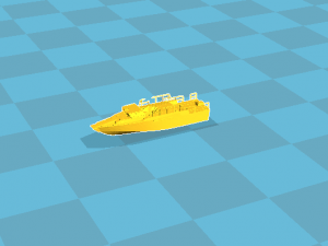 Russian cruiser Moskva bonus the end 3D Принт Модель