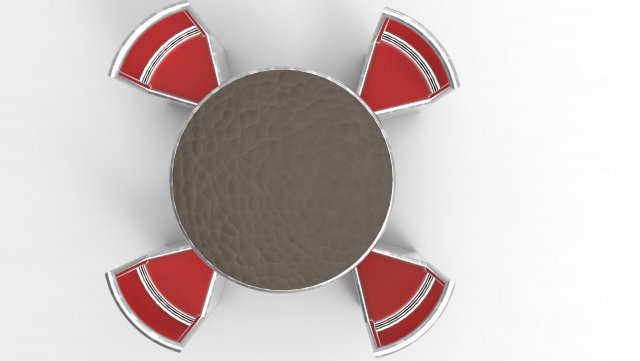 Restaurant Chair-Table 3Dモデル .c4d .max .obj .3ds .fbx .stl .blend 