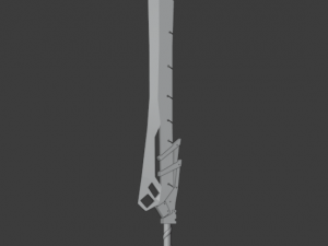 Techno sword 3D Модель
