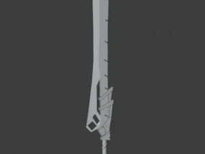 Techno sword 3D Model
