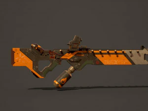 Miotacz ognia Project-X w wersji 20 Model 3D