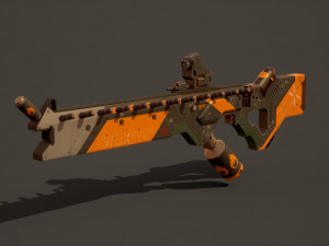 Project-X flamethrower version 20 Modèle 3D