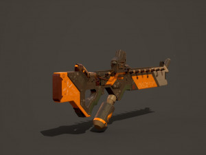 Project-X flamethrower version 20 Modèle 3D