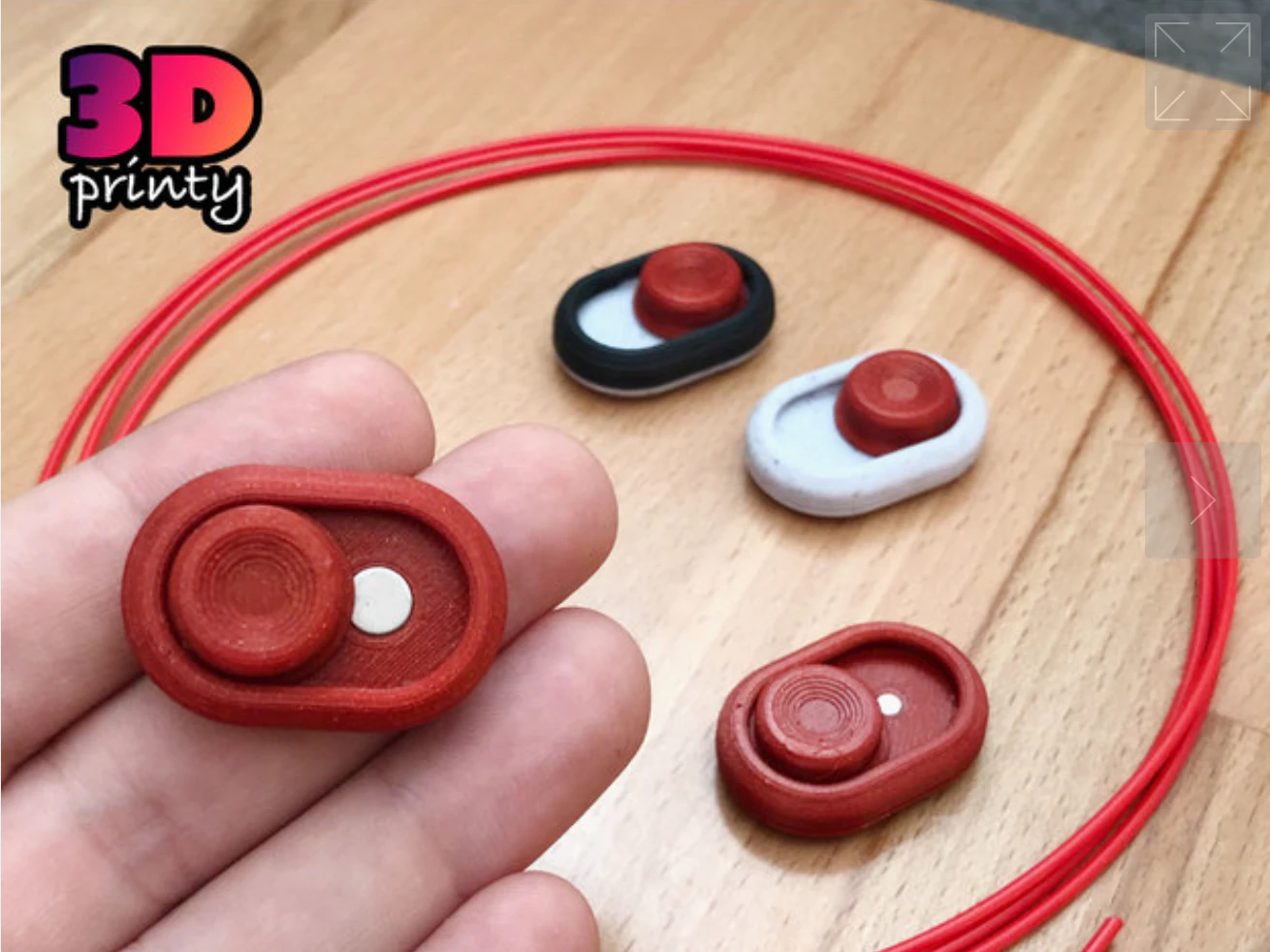 Itty Bitty Fidget 3D Model .c4d .max .obj .3ds .fbx .stl .blend 