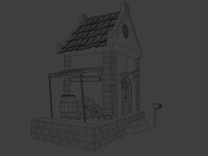 Cartoon house 3D Модель